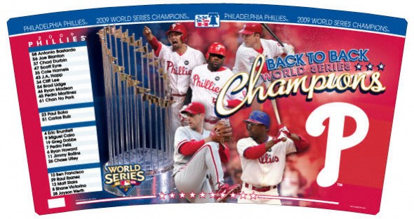 Philadelphia Phillies 2009 Phantom World Champions Merchandise