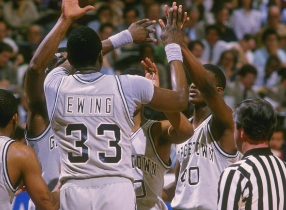 patrick ewing georgetown undershirt