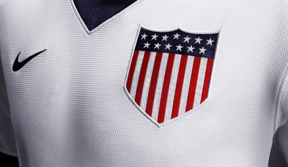 chest detail - Nike USA Centennial jersey kit us soccer new