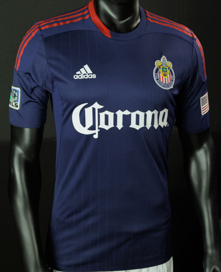 front - chivas USA jersey week reveal week MLS soccer new uniform jersey