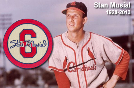 Stan Musial Memorial Patch 2013