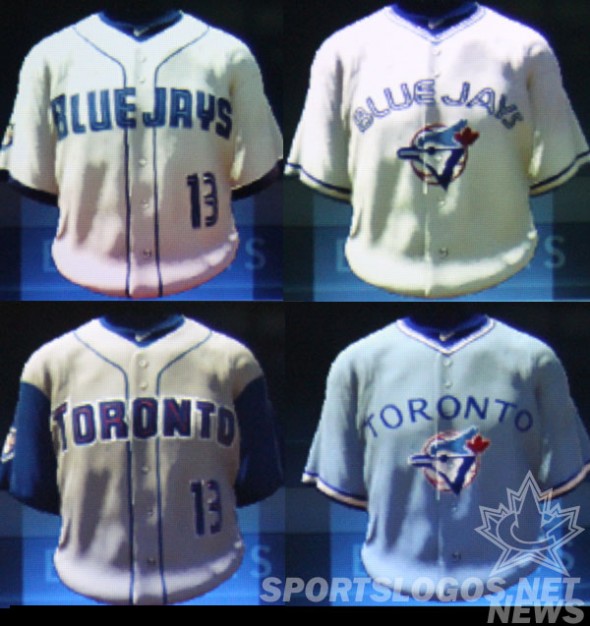 old blue jays uniforms