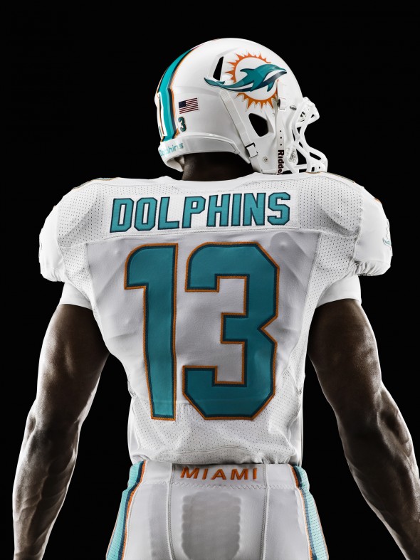 miami dolphins home and away jerseys