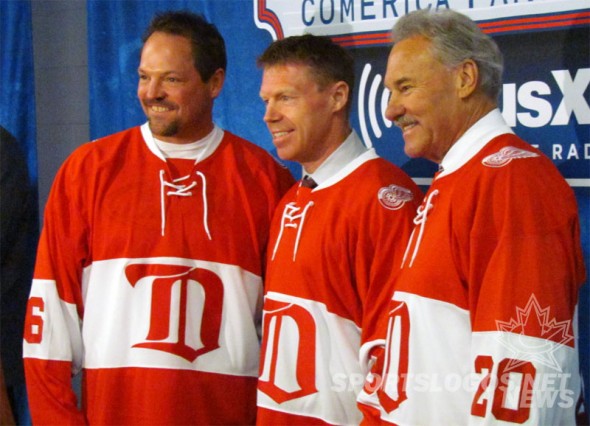 Detroit Red Wings 2014 Alumni Jersey (Photo: Clark Rasmussen/SportsLogos.Net)