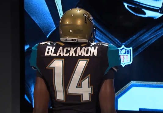 Jacksonville Jaguars 2013 New Uniform Back