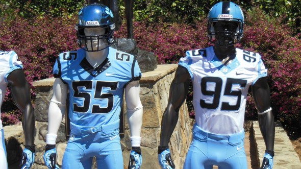 See UNC's new 2013 football uniforms, unveiled at spring game 