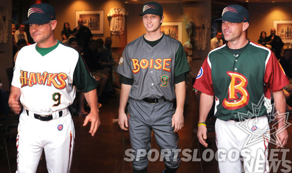 featured - Boise Hawks Northwest League uniforms brandiose