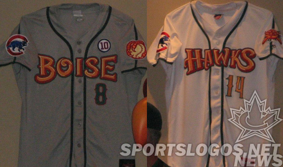 original_jerseys - Boise Hawks Northwest League uniforms brandiose