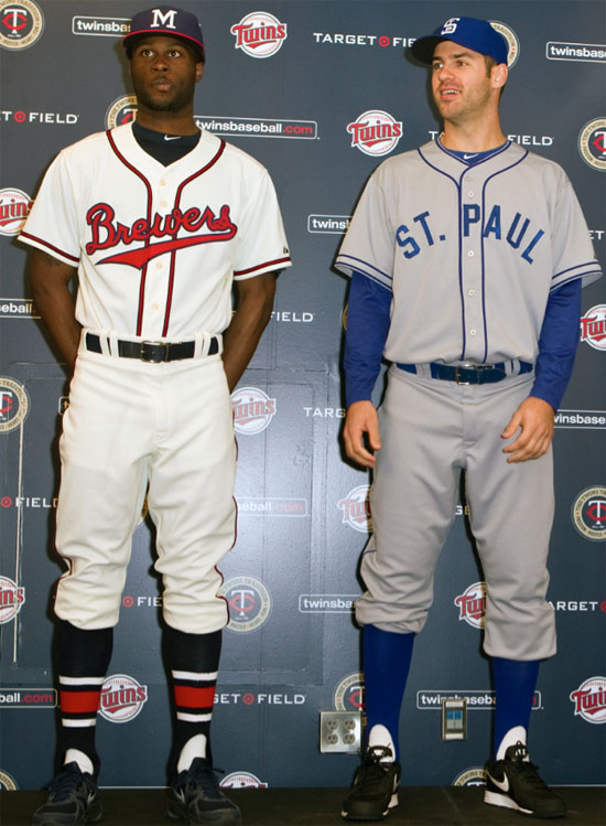 Twins, Brewers go Reverse Jersey for 1948 Throwbacks – SportsLogos.Net News