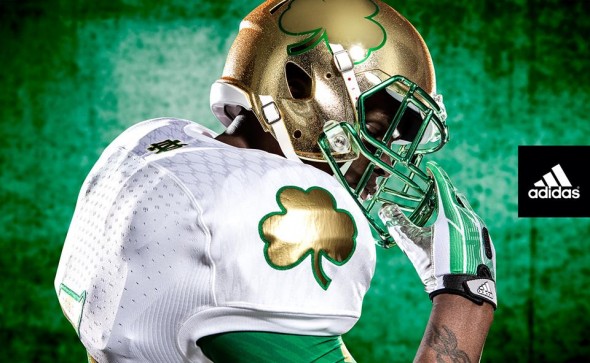 PHOTOS: Notre Dame unveils 2014 uniforms, Shamrock Series alternates 