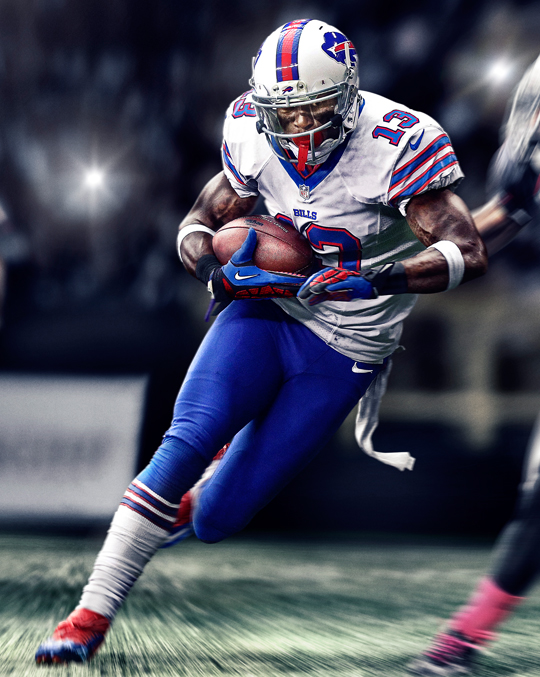 New Buffalo Bills uniforms designed by Nike