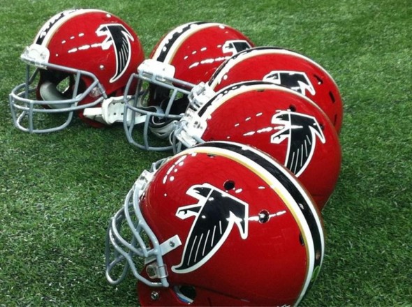 Atlanta Falcons Reintroduce Red Throwback Helmets – SportsLogos