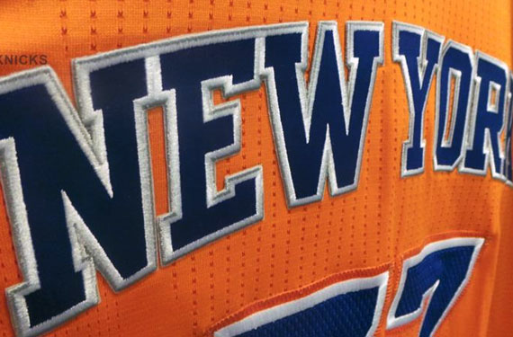 Knicks New Orange Alternate Jersey