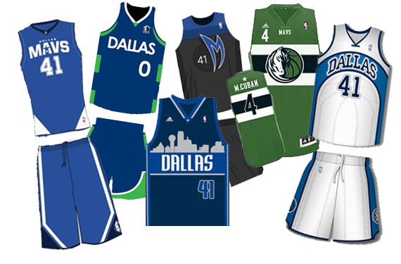 dallas mavericks jersey design