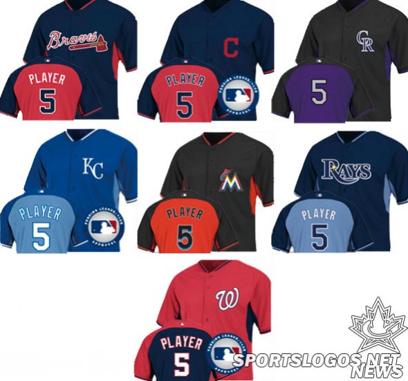 New 2014 MLB BP Jerseys Leaked; “Split-Coloured” Designs Revealed ...