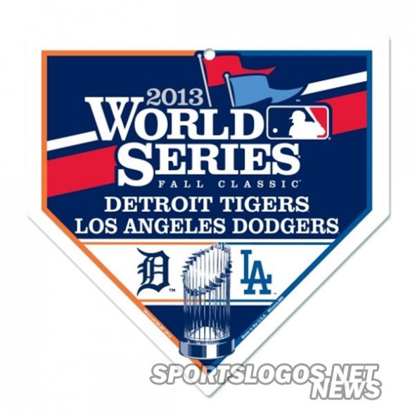 Tigers-Dodgers 2013 World Series Sign
