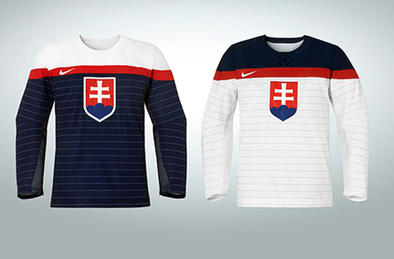 Slovakia Unveils Jerseys with National Anthem Pinstripes