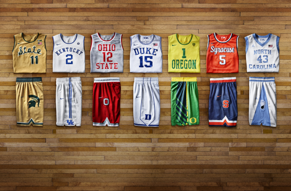 Nike Unveils Fauxback Uniforms for 7 Colleges