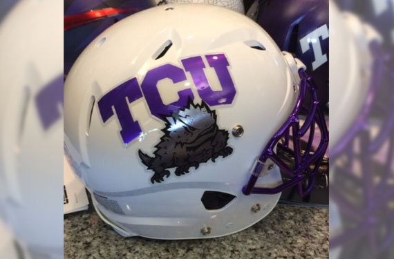 TCU Horned Frogs to Unveil White Helmet