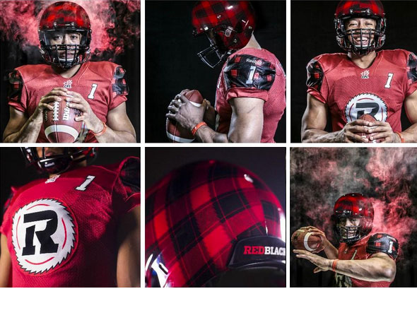 Ottawa Redblacks Plaid Helmet – SportsLogos.Net News