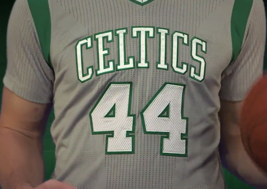 boston celtics black stripe on jersey