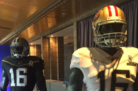 NFL goes black-and-gold for 2016 Pro Bowl uniforms