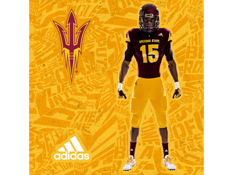 Arizona State reveals new adidas football uniforms News