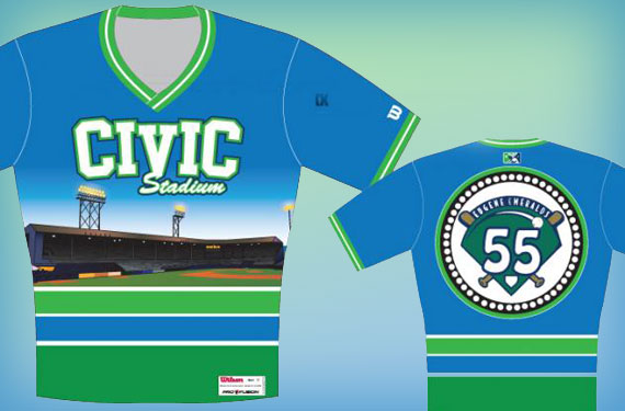 Eugene Emeralds commemorate destroyed stadium with uniforms