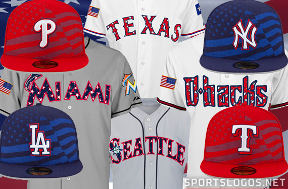 MLB Fourth of July Stars and Stripes Uniform Matchups – SportsLogos.Net News
