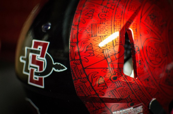 San Diego State incorporates Aztec Calendar into new football uniforms