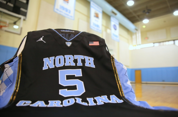 North Carolina Tar Heels will wear black basketball uniforms in Brooklyn