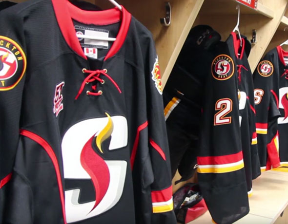 Stockton Heat Unveil New Black Alternate Uniform