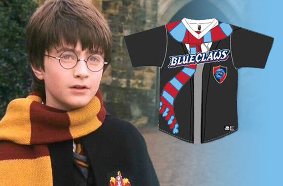 Lakewood BlueClaws to wear Harry Potter jerseys