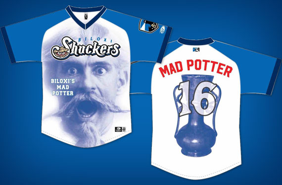 MiLB scraps Shuckers' Mad Potter jerseys