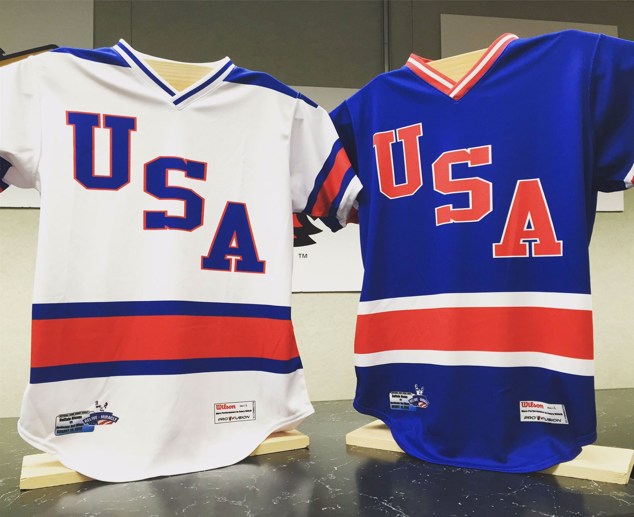 USA! USA! Baseball Team Wears Miracle on Ice Jerseys