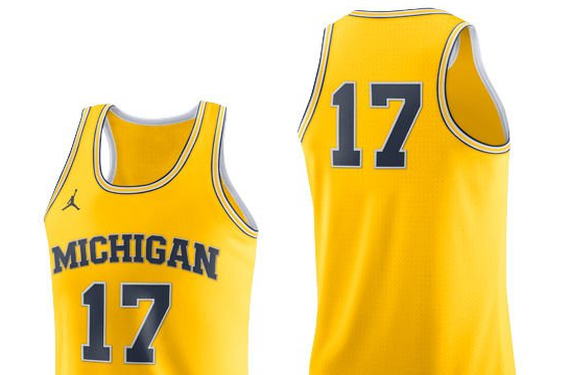 michigan basketball jersey nike