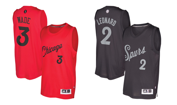 Seasons Greetings: 2016 NBA Christmas Day Uniforms Released ...