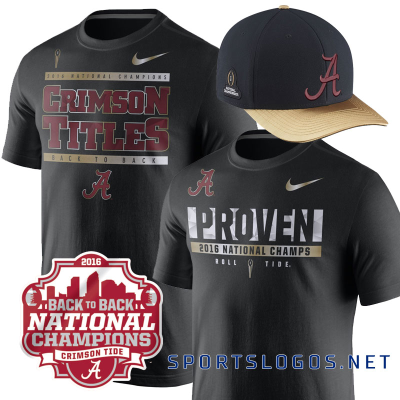 Crimson Titles? Alabama 2016 National Phantom Champs Merchandise