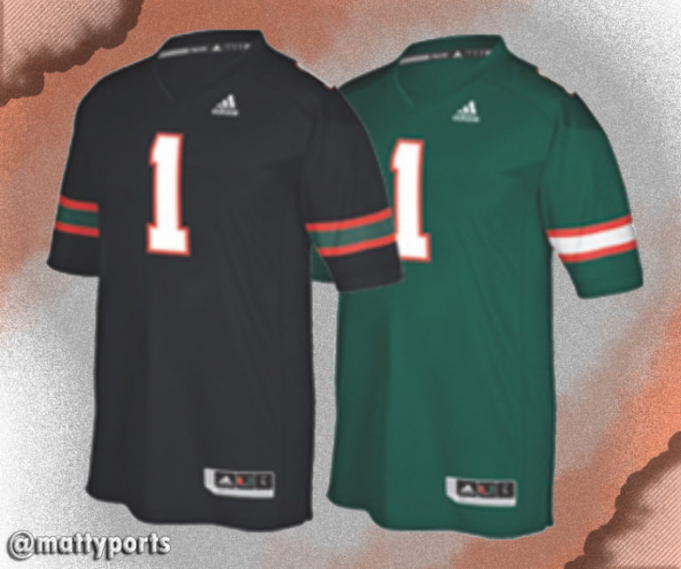 Miami Hurricanes set to add green jersey and black jersey to uniform