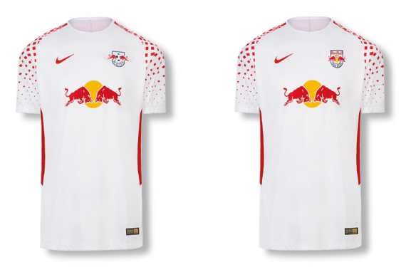 RB Leipzig and RB Salzburg have been outfitted in same exact kit