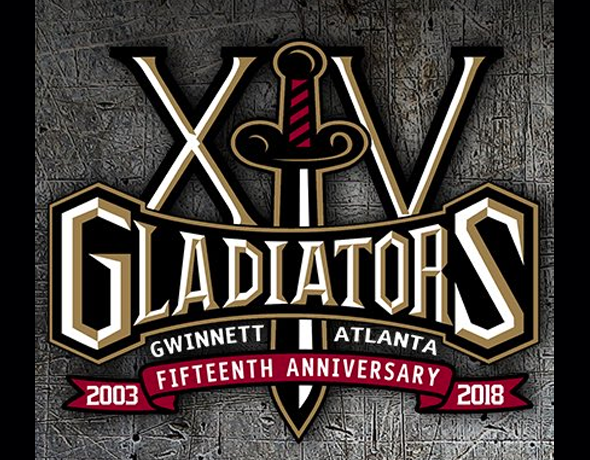 Atlanta Gladiators Unveil 15th Anniversary Logo