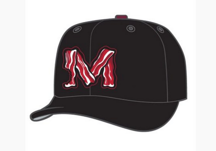 Unknown, Accessories, Macon Bacon Coastal Plain League Baseball Georgia  Collegiate Cap