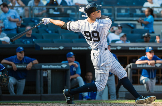 Aaron Judge Jersey - New York Yankees 2017 Away Throwback MLB Baseball  Jersey