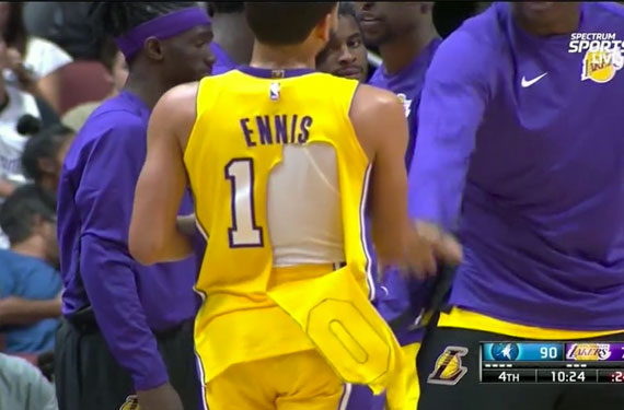 New Nike Jersey Gets Ripped in NBA Debut