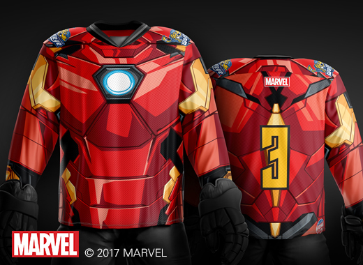 ECHL teams to wear Marvel Super Hero 