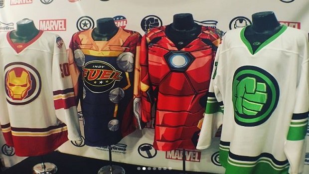 Marvel at the wonder of these Toledo Walleye Iron Man jerseys - NBC Sports