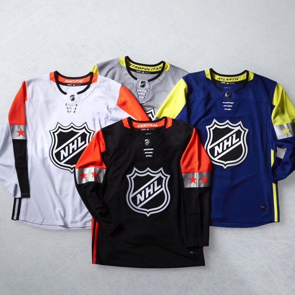 2018 nhl all star jersey