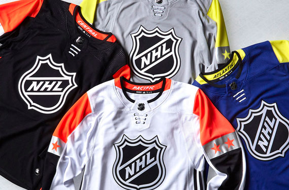 2018 NHL All-Star Game Uniforms 