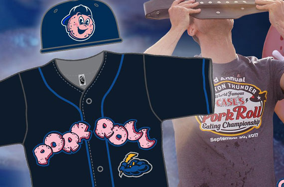 Trenton Thunder become Pork Roll, a New Jersey delicacy