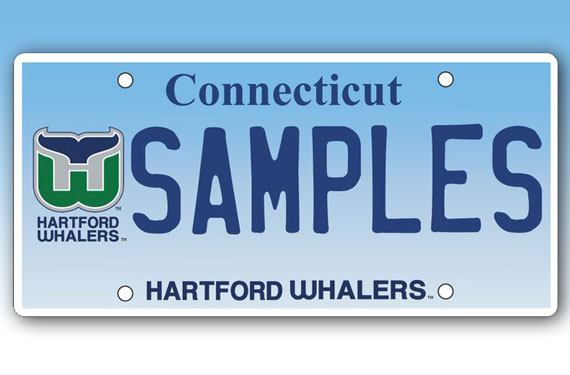 Connecticut commemorates Whalers with specialty license plates